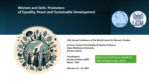 Women and Girls: Promoters  of Equality, Peace and Sustainable Development 