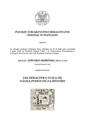 Jak heraldyka stała się nauką pomocniczą historii?